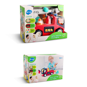 اسباب بازی ماشین آتش نشانی موزیکال هولی تویز Hola Toys مدل E8998-اسباب بازی